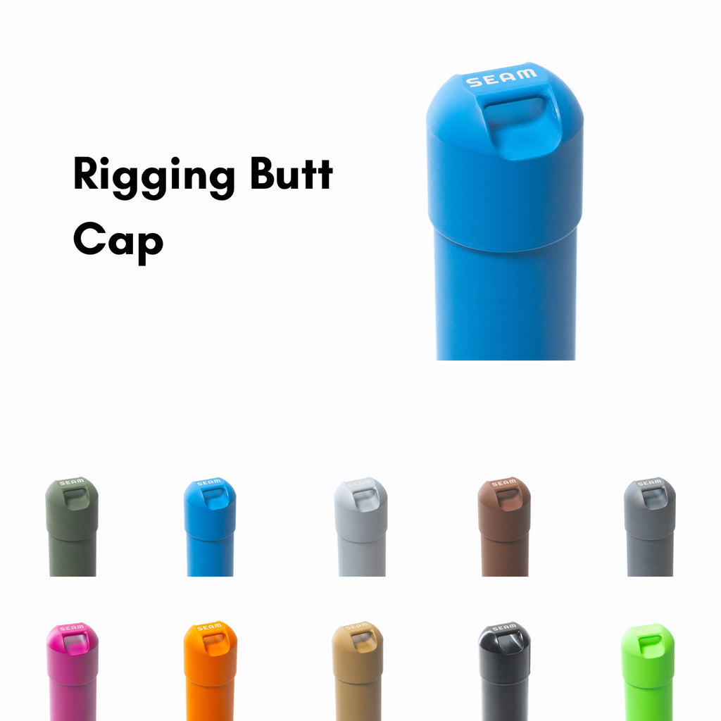 Blue 'Rigging Butt Cap' with various color options displayed below on a white background. (global)